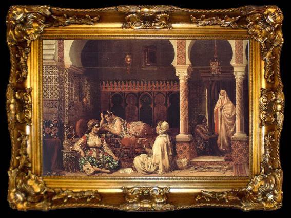 framed  Jean-Baptiste Huysmans The Fortuneteller, ta009-2
